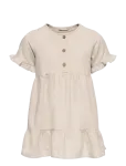 Kids Only - Kmgannabell S/S Linen Dress Pnt - L&uuml;hikeste varrukatega vabaajakleidid - 92