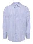 Annarr - Anrvolund-Poplin Classic Stripe Shirt Ls - Vabaaja s&auml;rgid - L