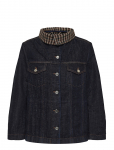 Ganni - Neppy Denim Bonded Jacket - L&uuml;hikesed teksap&uuml;ksid - 44