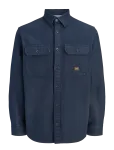 Jack & Jones - Jprbluivy Solid L/S Overshirt Sn - Pealiss&auml;rgid - M