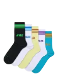 Happy Socks - 5-Pack Epic Sneaker Socks - Tavalised sokid - 41-46