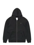 Edwin - Gem Zipped Hoodie Sweat - Black - Kapuutsiga pusad - S