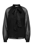ONLY - Onllumeria L/S Tie Blouse Wvn - Pikkade varrukatega - M