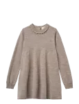 Copenhagen Colors - Classic Merino Dress W. Deco Neck - Pikkade varrukatega vabaajakleidid - 104