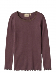 Wheat - Rib T-Shirt L/S Reese - Pikkade varrukatega T-s&auml;rgid - 110
