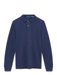 Polo Ralph Lauren - Custom Slim Fit Mesh Polo Shirt - Pikkade varrukatega - XS