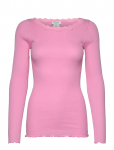 Rosemunde - Organic T-Shirt W/Lace - Pikkade varrukatega - XS