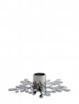 Cooee Design - Mistletoe Candle Stainless Steel - Candlesticks & Tealight Holders - H 3.5CM x 13