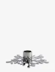 Cooee Design - Mistletoe Candle Stainless Steel - Candlesticks & Tealight Holders - H 3.5CM x 13