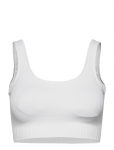 Aim&acute;n - White Ribbed Seamless Bra - Sports Bras - All - S