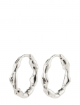Pilgrim - Zion Recycled Organic Shaped Medium Hoops - R&otilde;ngad - ONE SIZE