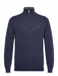 GANT - Cotton Pique Half Zip - Poolpika lukuga džemprid - XXXL