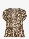 Kaffe Curve - Kcami Stanley Printed - L&uuml;hikeste varrukatega - 48