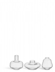 Kosta Boda - Kappa Vases 3-Pack - Small Vases - 9.8X9.5X9.5CM
