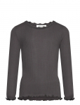 Rosemunde Kids - Rkbalta Modal Ls Lace T-Shirt - Pikkade varrukatega T-s&auml;rgid - 176