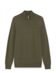 Lyle & Scott - Cotton Merino Quarter Zip Jumper - Poolpika lukuga džemprid - XXL