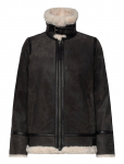 Jofama - Lydia Shearling Jacket - Nahk - 36