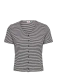 Levi's&reg; - Muse Ss Tee Vanilla Stripe Cav - L&uuml;hikeste varrukatega - XXS