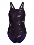 NIKE SWIM - Nike Hydrastrong Multi Print Fastback One Piece - Spordi ujumistrikood - 38
