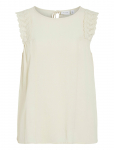 Vila - Vipernillu O-Neck Top - Varrukateta - 34
