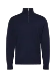Calvin Klein - Ls 100% Merino Qz 14Gg - Poolpika lukuga džemprid - XXLL