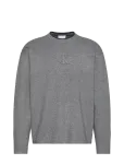 Calvin Klein Jeans - Ls Embossed Logo Crewnk Sweater - &Uuml;mara kaelusega - M