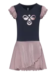 Hummel - Hmljr Mix Glitter Dress - L&uuml;hikeste varrukatega vabaajakleidid - 164