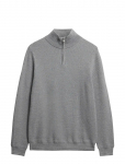 Superdry - Lw Cotton Texture Half Zip - Poolpika lukuga džemprid - XXXL