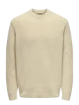 ONLY & SONS - Onsjim Rlx Merino Crew Knit - &Uuml;mara kaelusega - XS