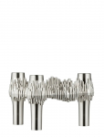 STOFF Nagel - Quist Candle Holder - Brushed Chrome - K&uuml;&uuml;nlajalad - 5.9X10CM