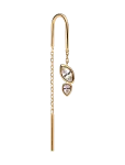 Maria Black - Swift Earring 01 Gold - Rippuvad k&otilde;rvar&otilde;ngad - ONE SIZE
