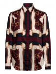 Lauren Ralph Lauren - Classic Fit Equestrian-Print Twill Shirt - Pikkade varrukatega - M