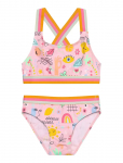 Color Kids - Bikini W. Contrast Straps, Aop - Bikiinid - 128