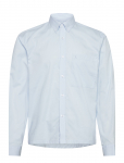 Lindbergh - Fine Oxford Cropped Shirt L/S - Oxfordi s&auml;rgid - XXL