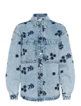 Kaffe - Kababena Denim Jacket - L&uuml;hikesed teksap&uuml;ksid - 44