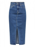 ONLY - Onlsiri Front Slit Skirt Dnm Gua Noos - P&otilde;lveni ja midiseelikud - M