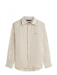 Tommy Hilfiger - Linen Essential Gingham Rf Shirt - Vabaaja s&auml;rgid - XXL