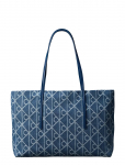 Calvin Klein - Emblem Aop Denim Tote W/ Pouch - Ostukotid - ONE SIZE