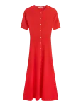 Tommy Hilfiger - Rayon Rib F&F Midi Dress - P&otilde;lveni ja midi - R/S