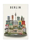Martin Schwartz - Berlin Tea Towel - K&ouml;&ouml;gir&auml;tikud - 50X 70CM