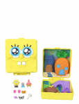 Polly Pocket - Micro Dolls And Playset, Spongebob Partnership Compact With Patrick Doll, 7 Accessories - M&auml;ngukomplektid - ONE SIZE
