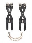 Hunkem&ouml;ller - Wristcuffs Cross Straps - K&auml;eketid - ONE SIZE