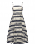 Lauren Ralph Lauren - Striped Satin Sleeveless Cocktail Dress - P&otilde;lveni ja midi - 34