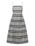 Lauren Ralph Lauren - Striped Satin Sleeveless Cocktail Dress - P&otilde;lveni ja midi - 34