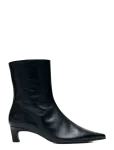ALOHAS - Ambar Rift Black Leather Ankle Boots - Kontsaga poolsaapad - 39
