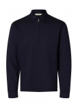 Selected - Slhemanuel Soft Polo Zip Sweat Noos - Dressipluusid - XL