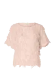 Selected - Slfmyline Ss Boat Neck Top B - L&uuml;hikeste varrukatega - 34