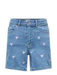 Kids Only - Kogjuicy Hw Heart Emb Shorts Dnm - L&uuml;hikesed p&uuml;ksid - 128