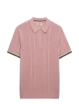 Superdry - Knitted Texture S/S Polo - L&uuml;hikeste varrukatega - XXL