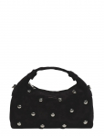 Nunoo - Dandy Rivet Suede Black - Rihmaga kotid - ONE SIZE